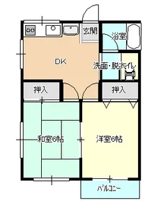 新潟県新潟市東区石山2【アパート】の間取り