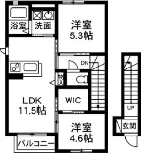 SQUARE・I【2階】の間取り
