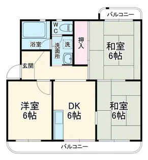 グランドール【3階】の間取り