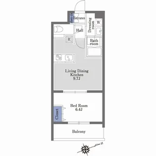 マストライフ赤羽WEST【3階】の間取り