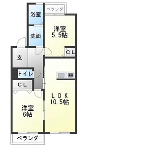 メゾン京命【4階】の間取り