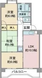 愛知県長久手市作田1【マンション】の間取り