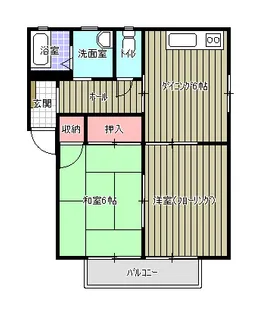 シャーメゾン北新町【1階】の間取り