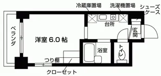 シャトー北習志野【3階】の間取り
