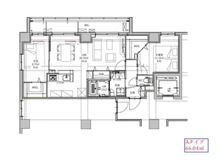 grace saginuma【4階】の間取り