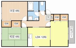 グランドゥール【1階】の間取り