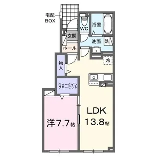 ビバ アメニティ【1階】の間取り
