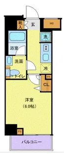 KNOTS新丸子【5階】の間取り
