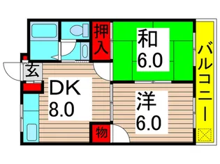 エスポワール金子【3階】の間取り