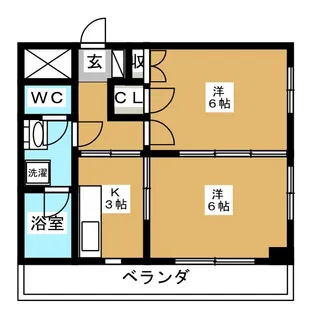 アビオン羽田II【3階】の間取り