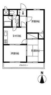 メゾンセンシブル【2階】の間取り