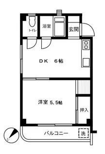サンエステート下並木【3階】の間取り