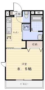 HIGH JUMP【1階】の間取り