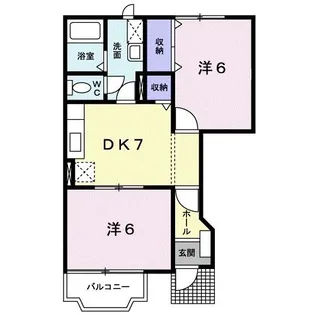 新潟県長岡市猫興野【アパート】の間取り