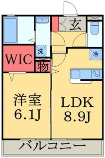グロリアス【2階】の間取り