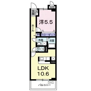 グリーンフォレスト【3階】の間取り