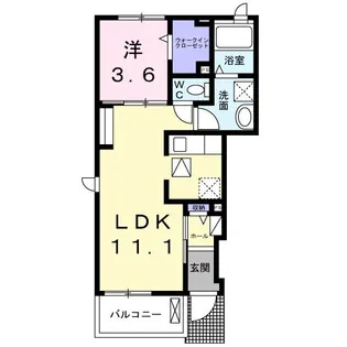 イルミネ【1階】の間取り