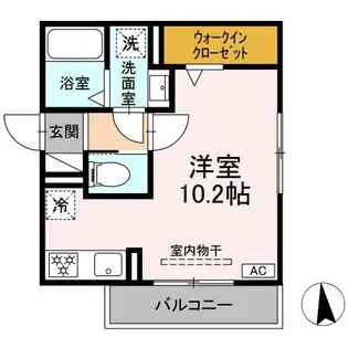 D-ROOMパル【2階】の間取り