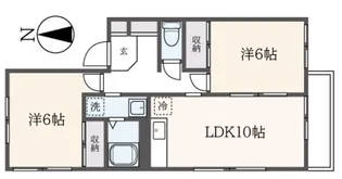 メゾン・ド・ステラC【1階】の間取り