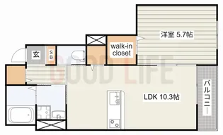 兵庫県加東市家原【アパート】の間取り