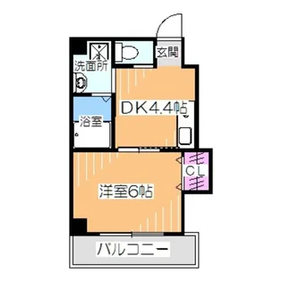 ロイヤルガーデン堺【2階】の間取り