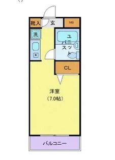 菱和パレス世田谷千歳台【3階】の間取り