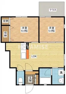 サニーヒルFUKUDA【1階】の間取り