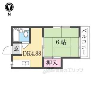 レジェンド小阪【3階】の間取り