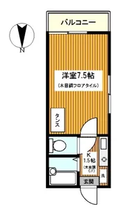 桜ヶ丘アイランド【1階】の間取り