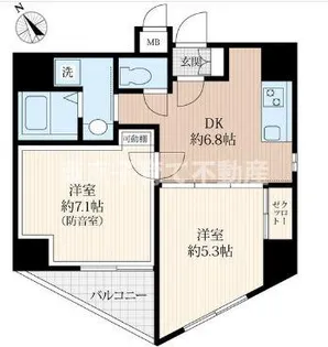 ラシクラス麹町【7階】の間取り