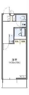 レオネクストクレセント【1階】の間取り
