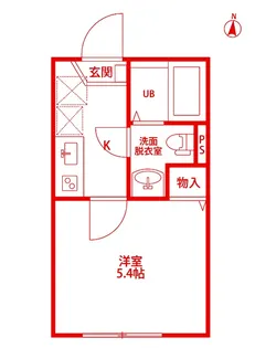 mondo三ツ境【1階】の間取り