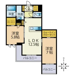 アーバンT【2階】の間取り