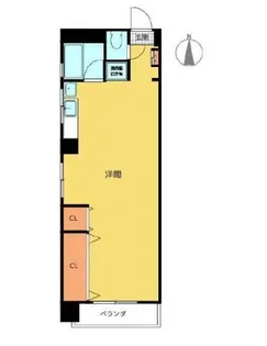 パボレアール四谷【8階】の間取り