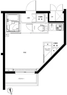 東京都大田区南蒲田2【マンション】の間取り