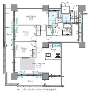 東京都荒川区南千住4【マンション】の間取り