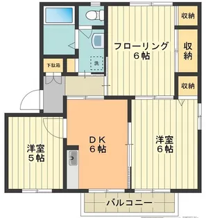 サニーコート【2階】の間取り