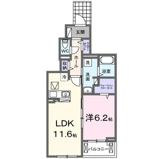 大阪府岸和田市額原町【アパート】の間取り
