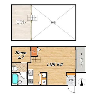 Park Side Mibu 1【3階】の間取り