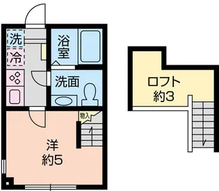 ラプリマベーラ淵野辺【2階】の間取り