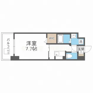 大阪府大阪市北区大淀中5【マンション】の間取り