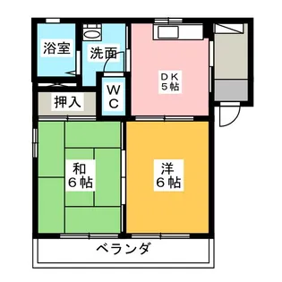 パムメゾン【2階】の間取り