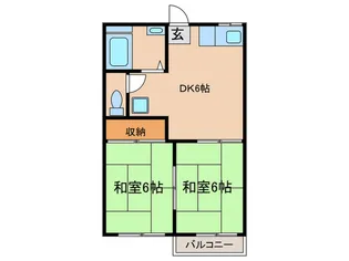 フォ-ブル井田【1階】の間取り