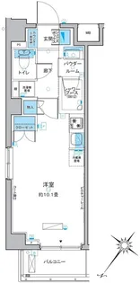 ルフォンプログレ中野富士見町【4階】の間取り