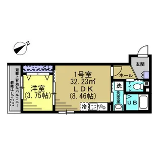 New Maison南流山【3階】の間取り