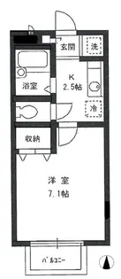 東京都世田谷区代沢4【アパート】の間取り