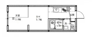 ニホコーポラスIII【2階】の間取り