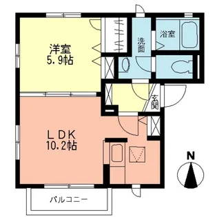 Fairy Villa S I【1階】の間取り