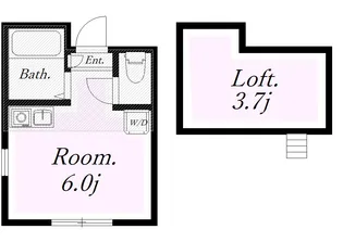 1Rの間取り画像