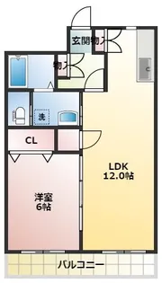シャトー豊田【3階】の間取り
